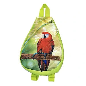 Malý batoh,popruhy přes obě ramena. Výška 34cm x 26 cm