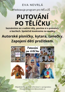 Hudebně vzdělávací program pro MŠ a ZŠ Putování po tělíčku