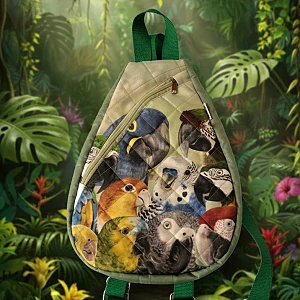 Malý batoh,popruhy přes obě ramena. Výška 34cm x 26 cm