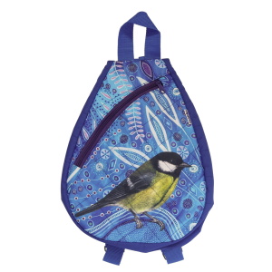 Malý batoh,popruhy přes obě ramena. Výška 34cm x 26 cm