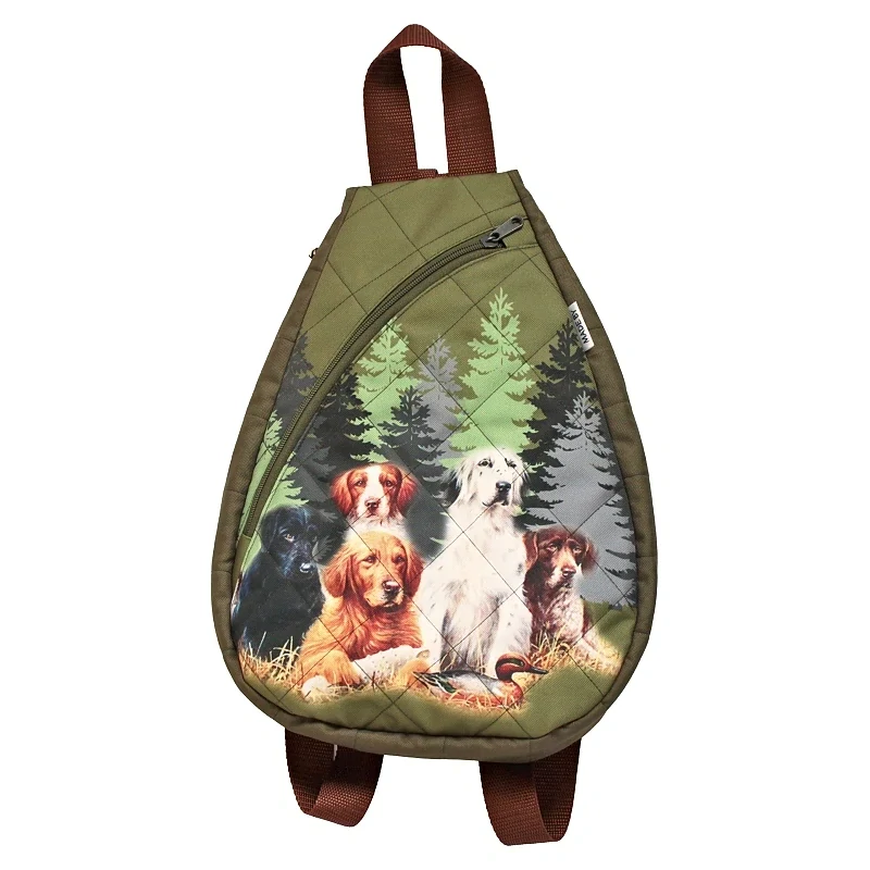 Malý batoh,popruhy přes obě ramena. Výška 34cm x 26 cm